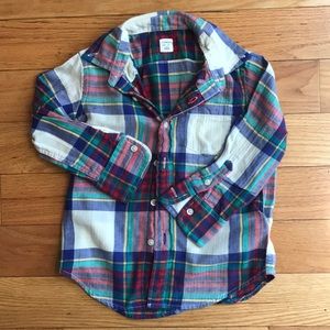 Crewcuts Boys 3T Flannel Button Down Top